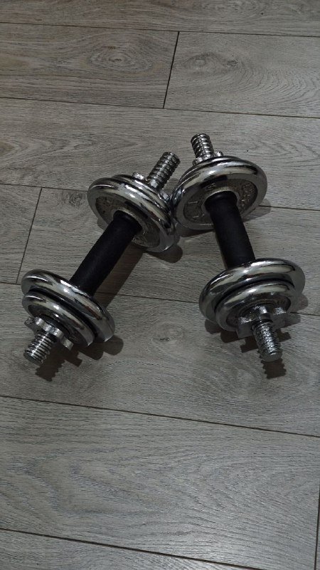 Наборные гантели 10 кг, 2 шт.