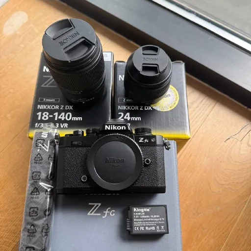 Nikon Z fc camera, Nikon 18-140 VR, Nikon 24/1.7, TTArtisan 56/1.8 AF lenses
