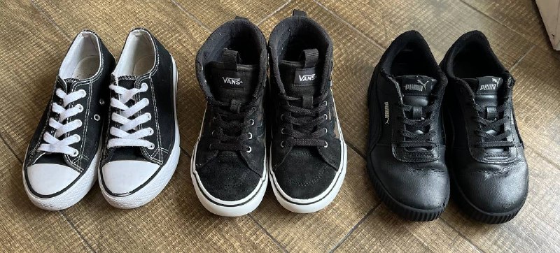 Кеды Puma, Vans, Converse 32 размер