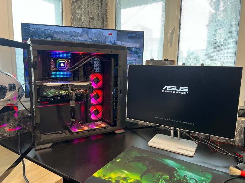 Мощный игровой ПК с видеокартой NVIDIA GeForce RTX 4090