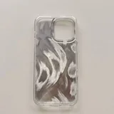 Чехол на iPhone 16 Pro Max серебрянный 3