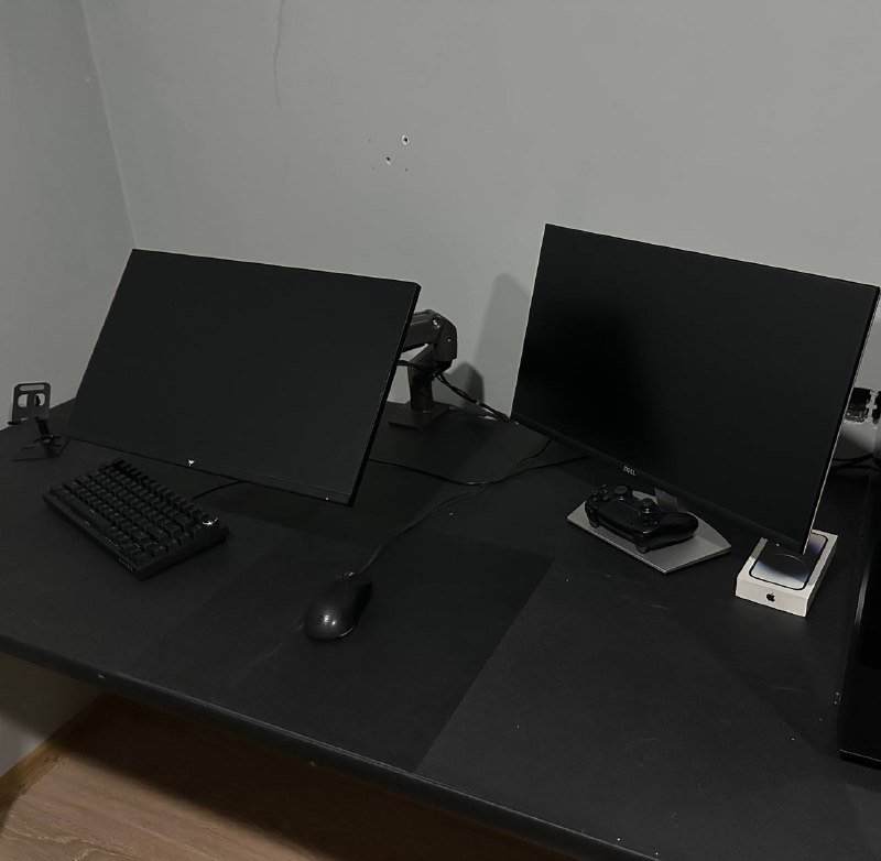 Игровой монитор KTC 165hz 24” FullHD ips, монитор DELL 75hz 24” FullHD ips, кронштейн 17”-32”