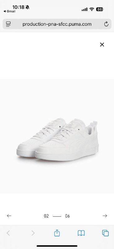 Puma сникерсы размер 8,5 US