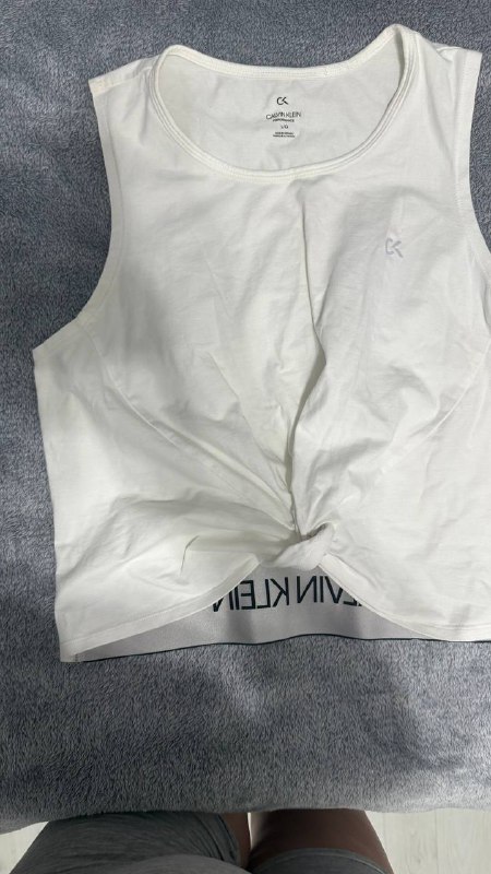 Топ Calvin Klein белый большой размер