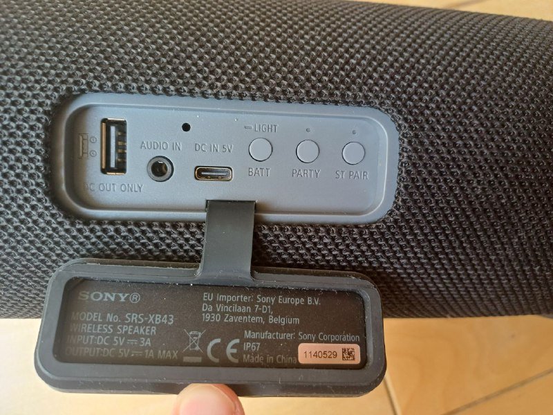 Bluetooth колонка Sony SRS-XB43 4