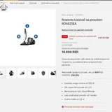 Телевизор VOX 40'', универсальные ножки, пылесос Rowenta 5