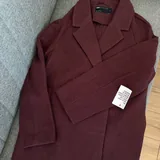 ASOS DESIGN чёрное, светло-бежевое и бордовое пальто 9
