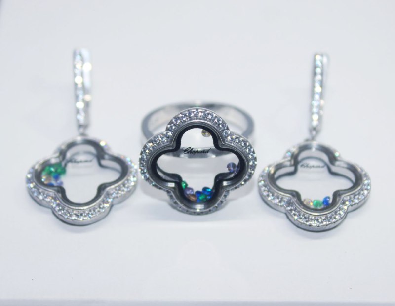 Серебряные украшения Chopard 925 и S925 6