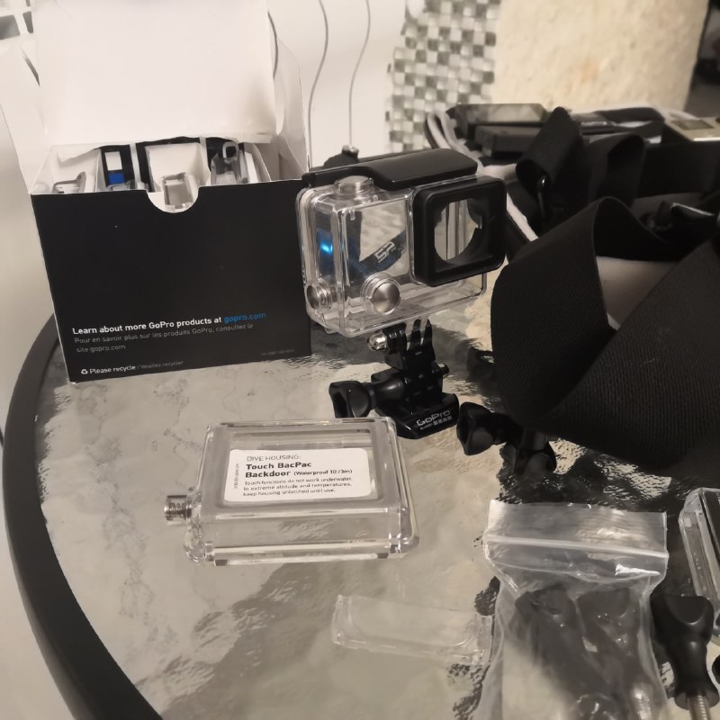 GoPro Hero 4 Silver камера с аксессуарами 3