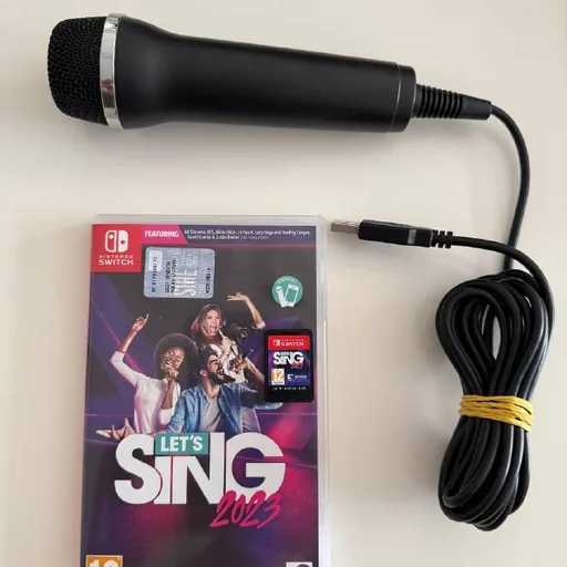 Игра Let’s Sing 2023 для Nintendo Switch, микрофон
