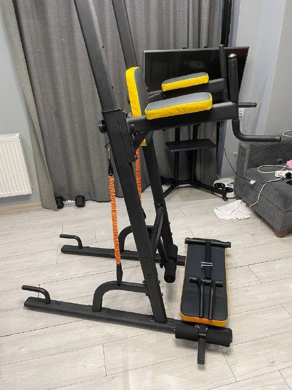 Спортивная стенка 3 в 1, гантеля, мяч для пляжного футбола 5