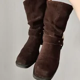 Осенние сапоги Stradivarius 3