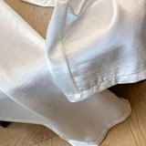 Белые сатиновые летние штаны 3