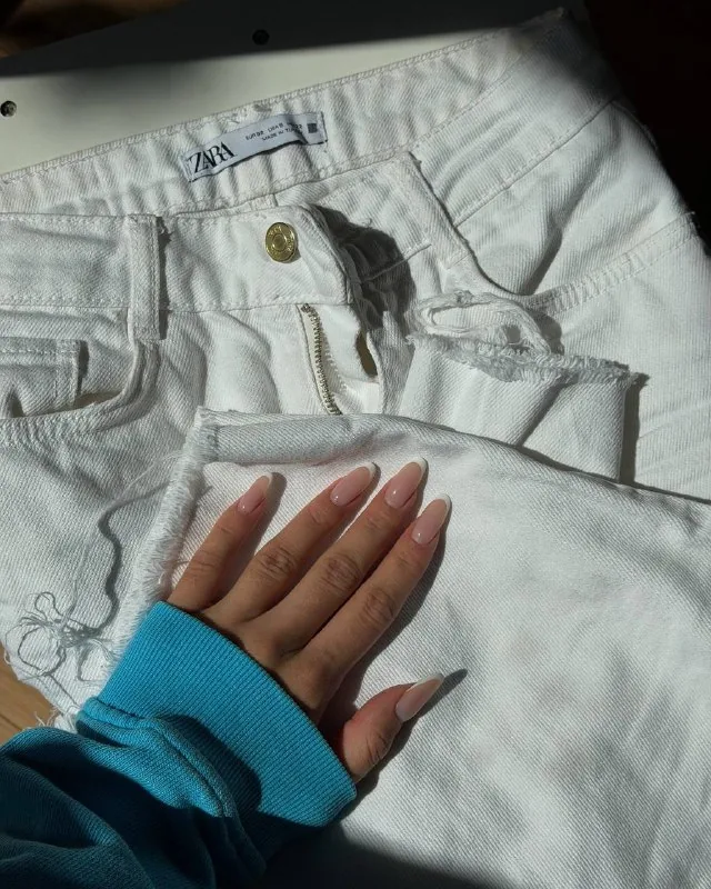 Белые джинсы Zara 1