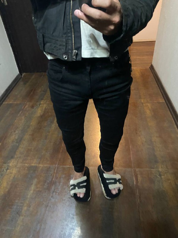 Джинсы RNT23 черные скинни размеры 44/46 4