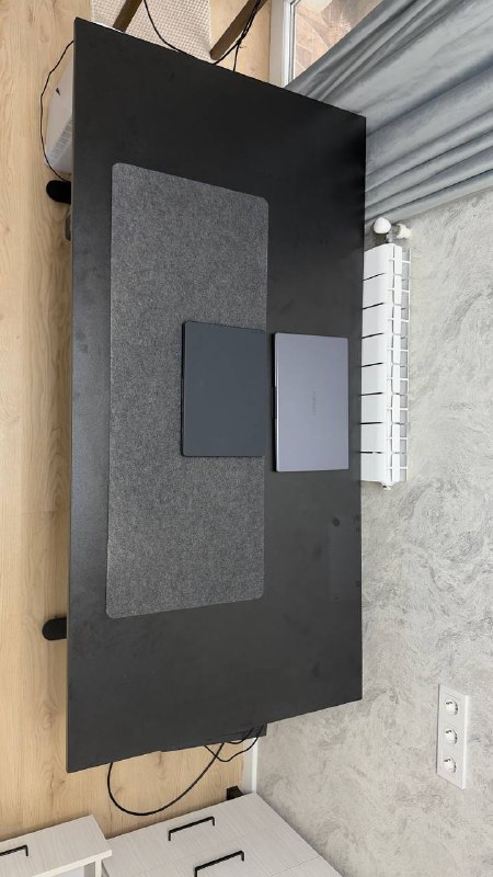 Огромные стол компьютерный 80х160 черный 2