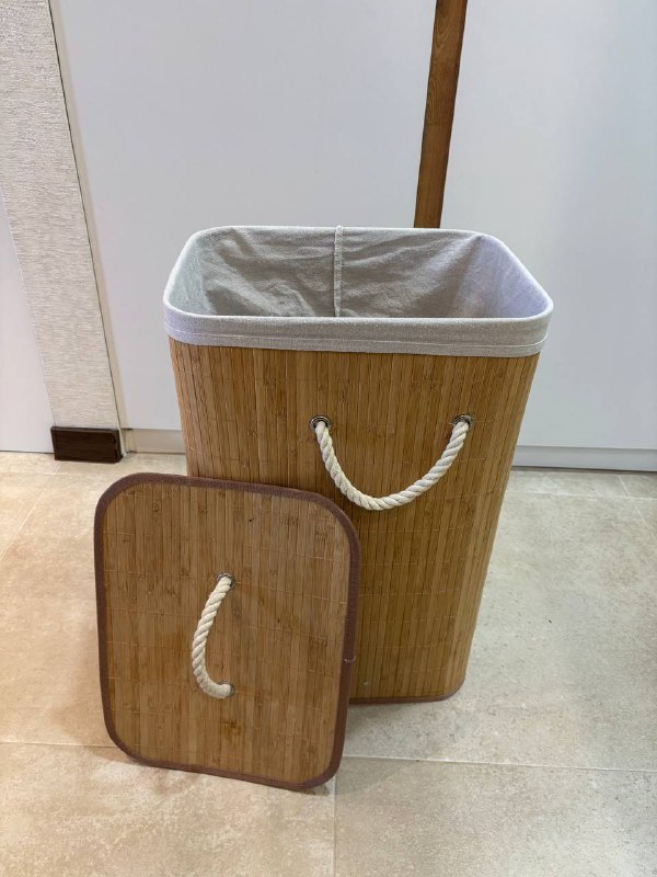 Корзина для белья из бамбука Jysk 60x40x30 см 3