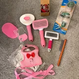 Товары для животных, поилка, поводок, игрушка, расчески 1