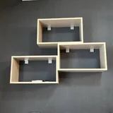 Телевизор Samsung, кровать, полки 3