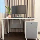 Стол, кресло Steelcase Series 2, монитор Dell UltraSharp 27, клавиатура Keychron K4 2