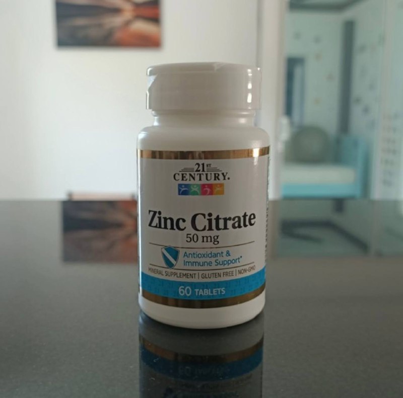 Zinc Citrate 50 mg, 60 Tablets