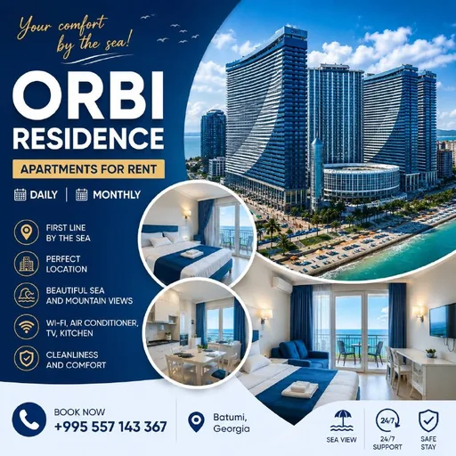 Apartment in Orbi Residence, Batumi