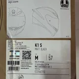Мотошлем AGV K1 S, 4 визора 6