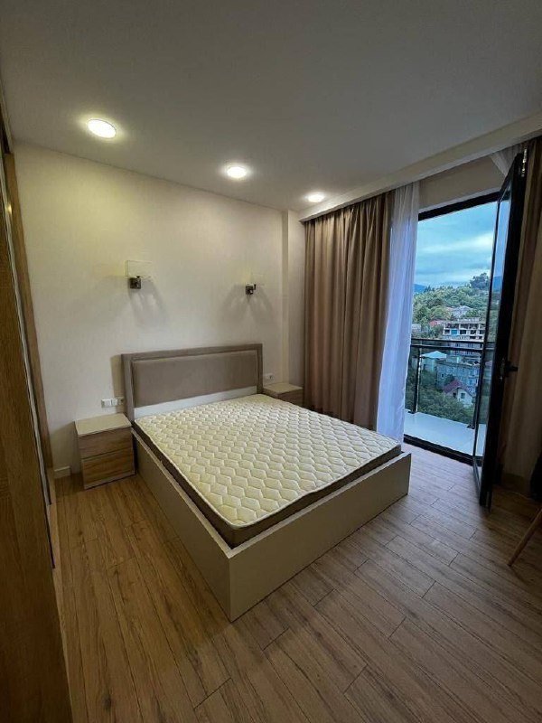 Студия в центре Махинджаури Next Green с балконом и видом 5