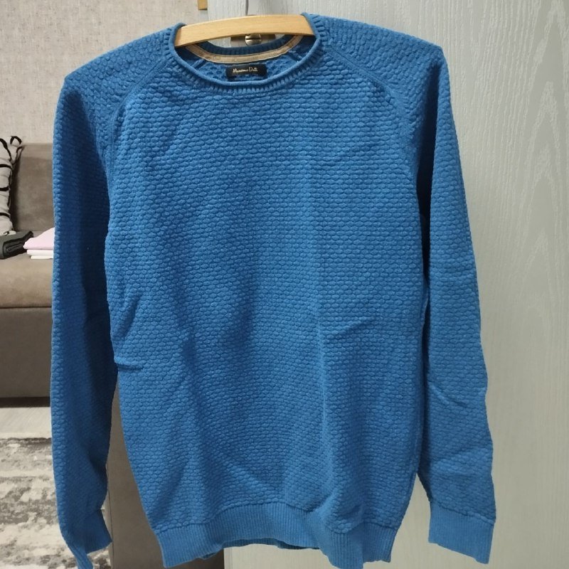 Синий свитер Massimo Dutti размер S-M