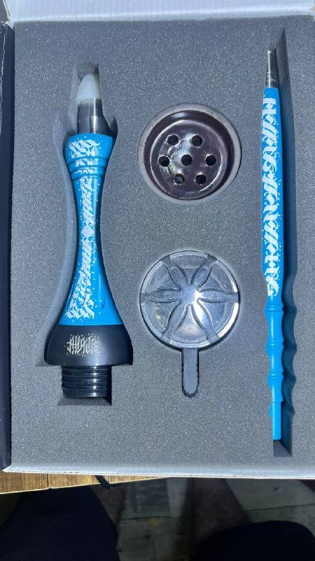 Кальян Alpha hookah Artist с чашей, калаудом и щипцами 4