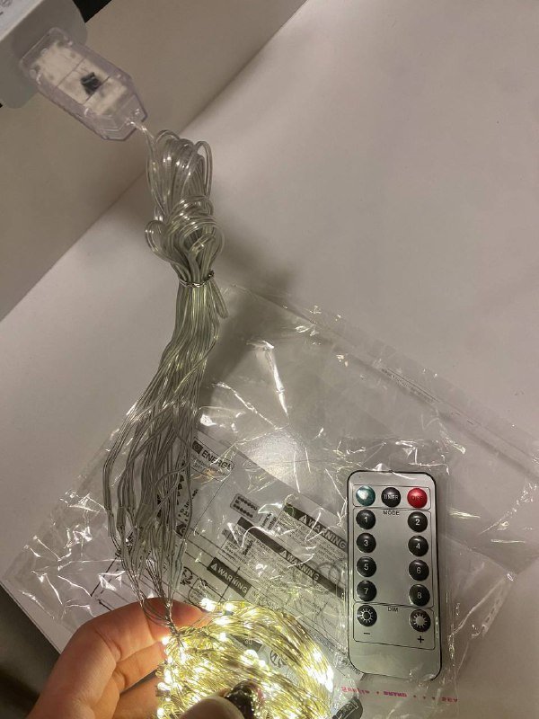 Гирлянда штора 3х3 метра 300 светодиодов с пультом 2