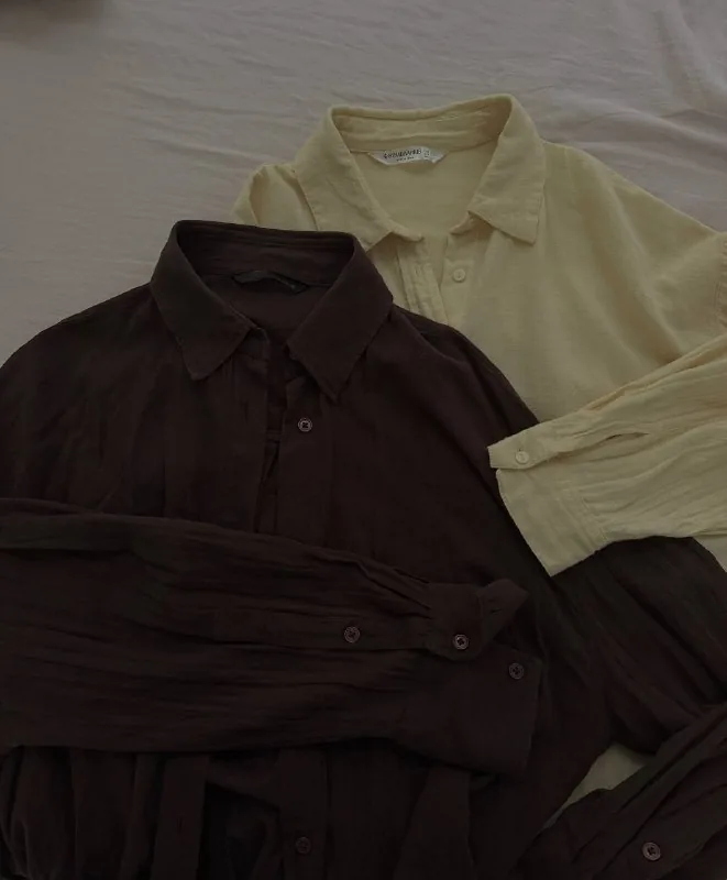 Женские рубашки Stradivarius и Zara 1