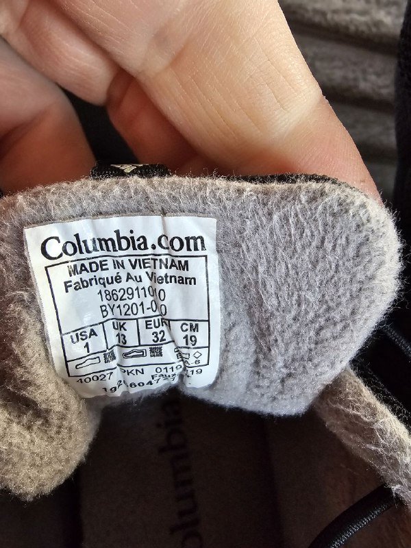 Ботинки Columbia waterproof 29/30 размер 3