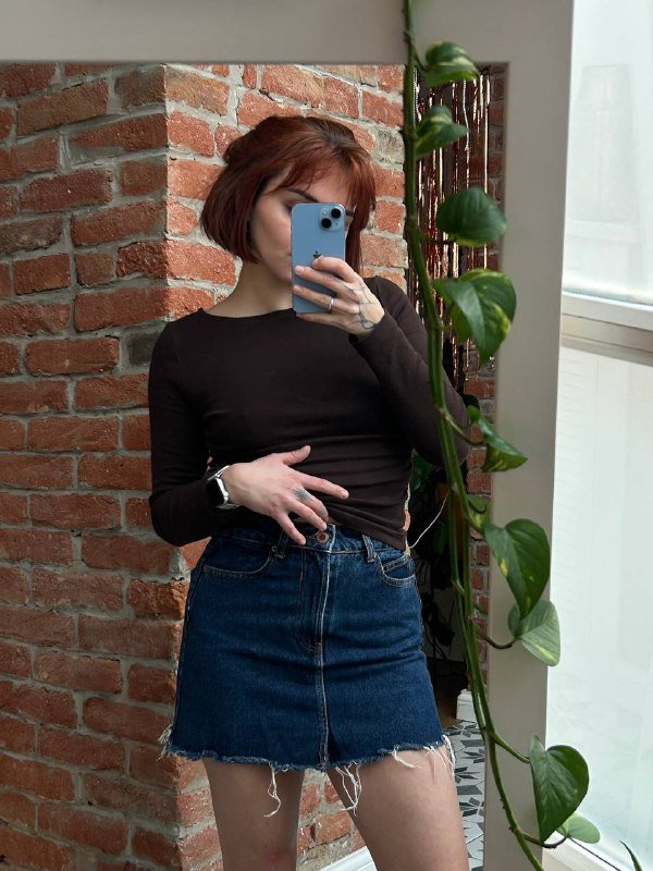 юбка джинсовая 34 размер 1