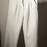 Белый брючный костюм Zara 1