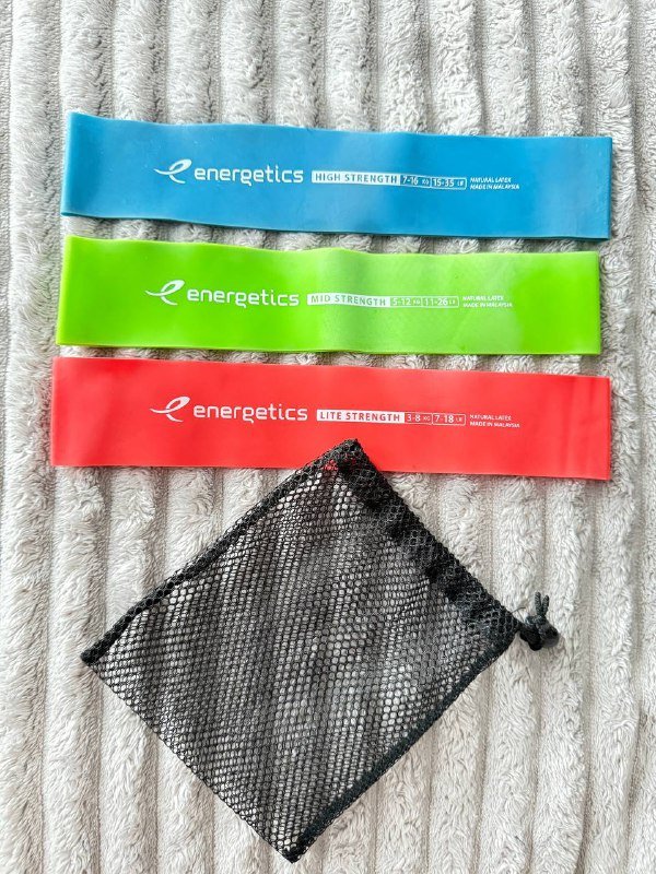 Гантели 1кг, резинки для фитнеса 2