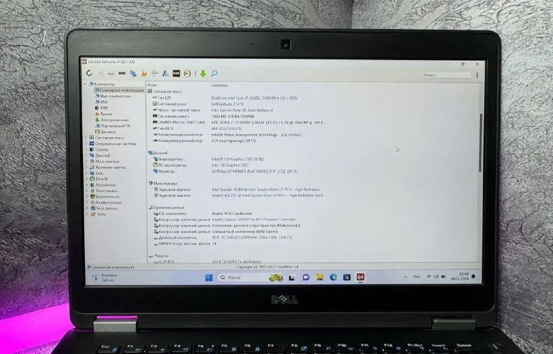 Ноутбук Dell Latitude E7470 Core i7 8GB 256GB SSD 7