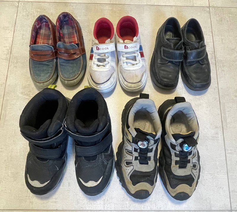 Ботинки, мокасины, кроссовки, сапоги, куртки, жилетка, шорты, рубашки 122-128 8