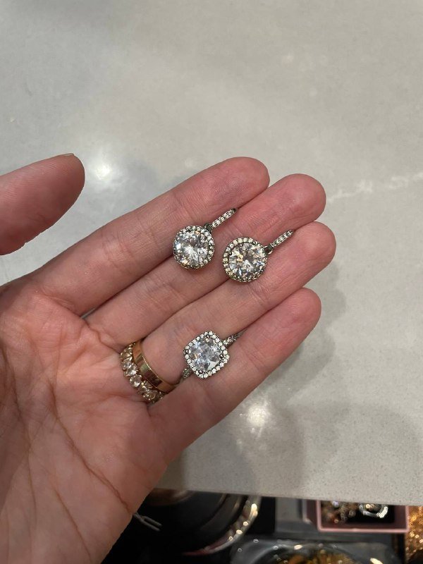 Сережки, кольцо