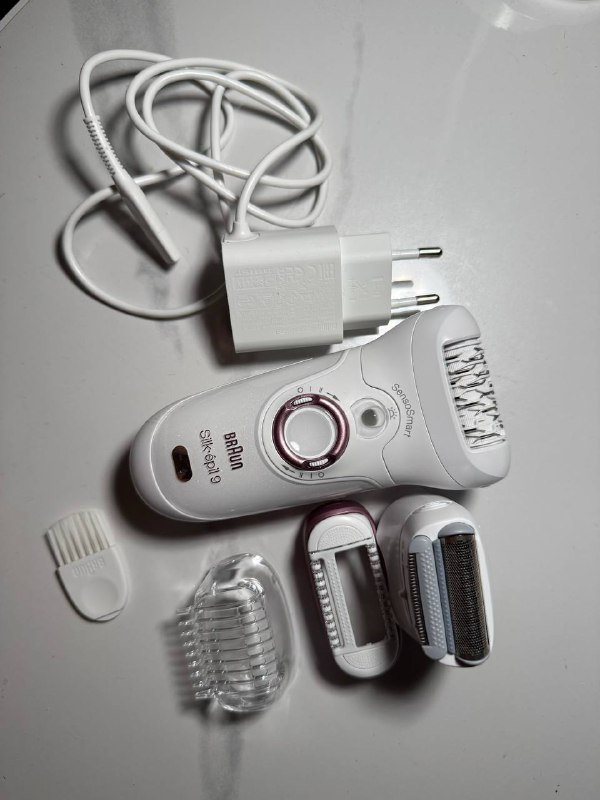 Эпилятор Braun Silk-épil 9 с насадками