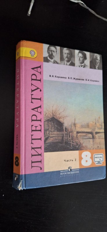 Книги за 8 класс литература 2 части и русский язык 1 часть 2