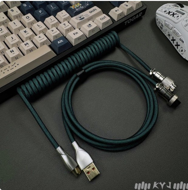 Coiled Cable для клавиатуры разных цветов 4