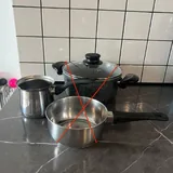 Кастрюля, ковшик, миски, пивные кружки 1