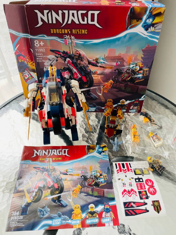 Lego Ninjago Sora Transforming Mech Bike Racer 2
