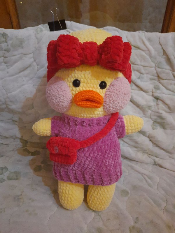 Игрушки и сумочки ручной работы, вязаные 8