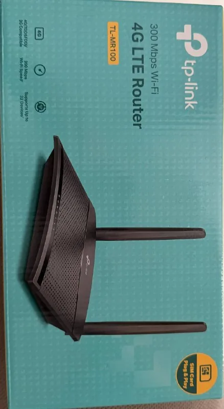 4G Wi-Fi роутер TP-Link TL-MR100 1