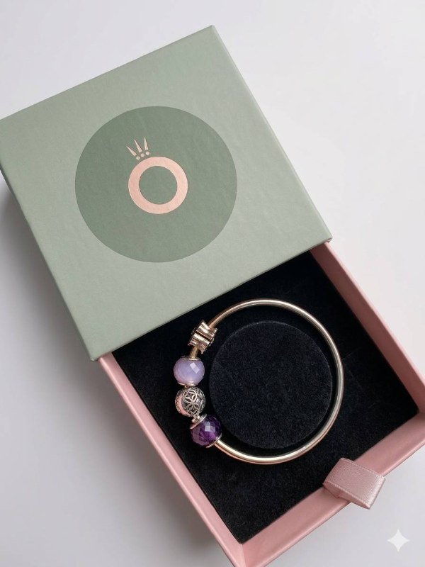 Сет Pandora браслет шармы серебро 925