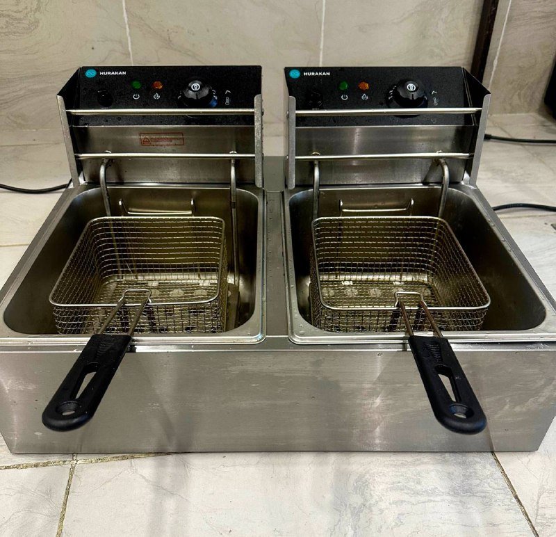Фритюрница HURAKAN 2 емкости 6 литров