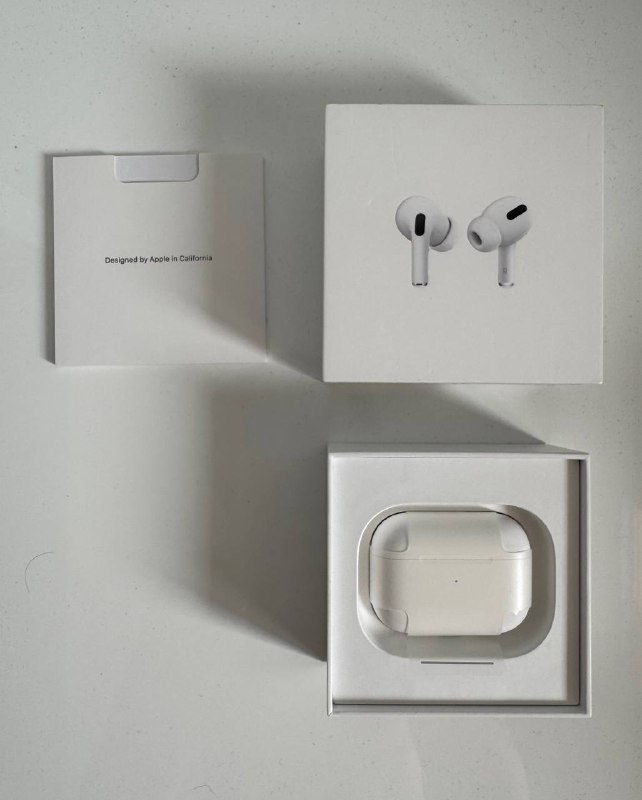 AirPods Pro 1 с комплектом и новыми вкладышами 2