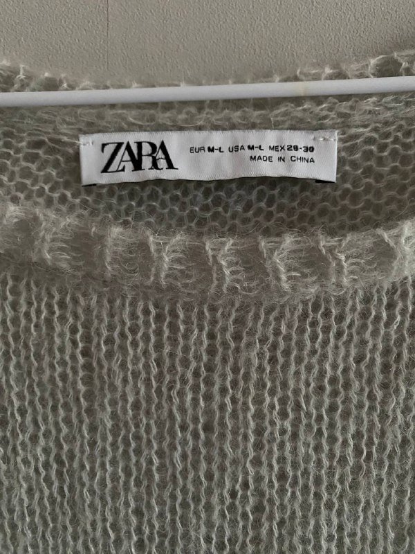 Легкий теплый свитер Zara размер М 2